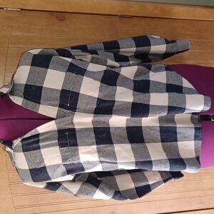 LOFT LONG-SLEEVED FLANNEL  TOP